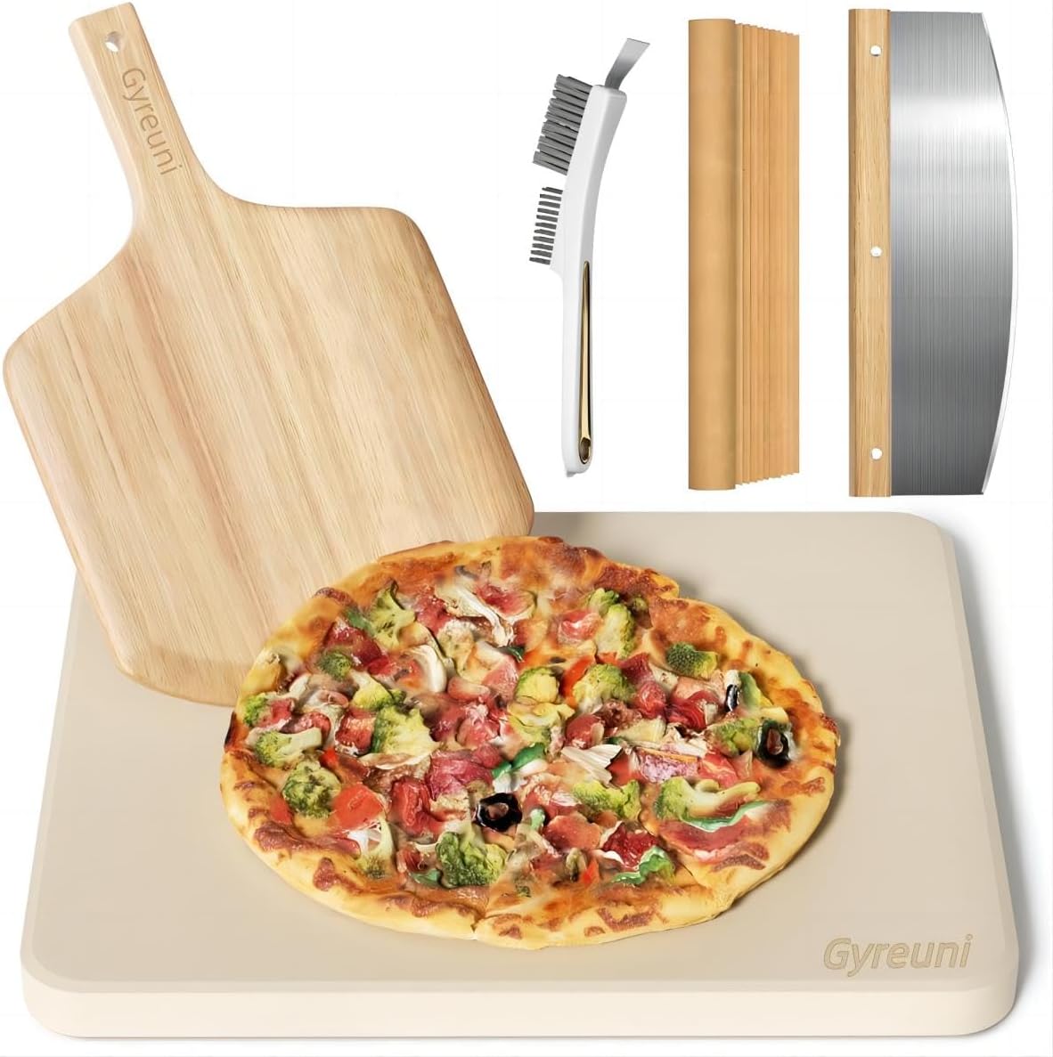 The Gyreuni 16'' Cordierite Pizza Stone — WeirdThingsToBuy weird find