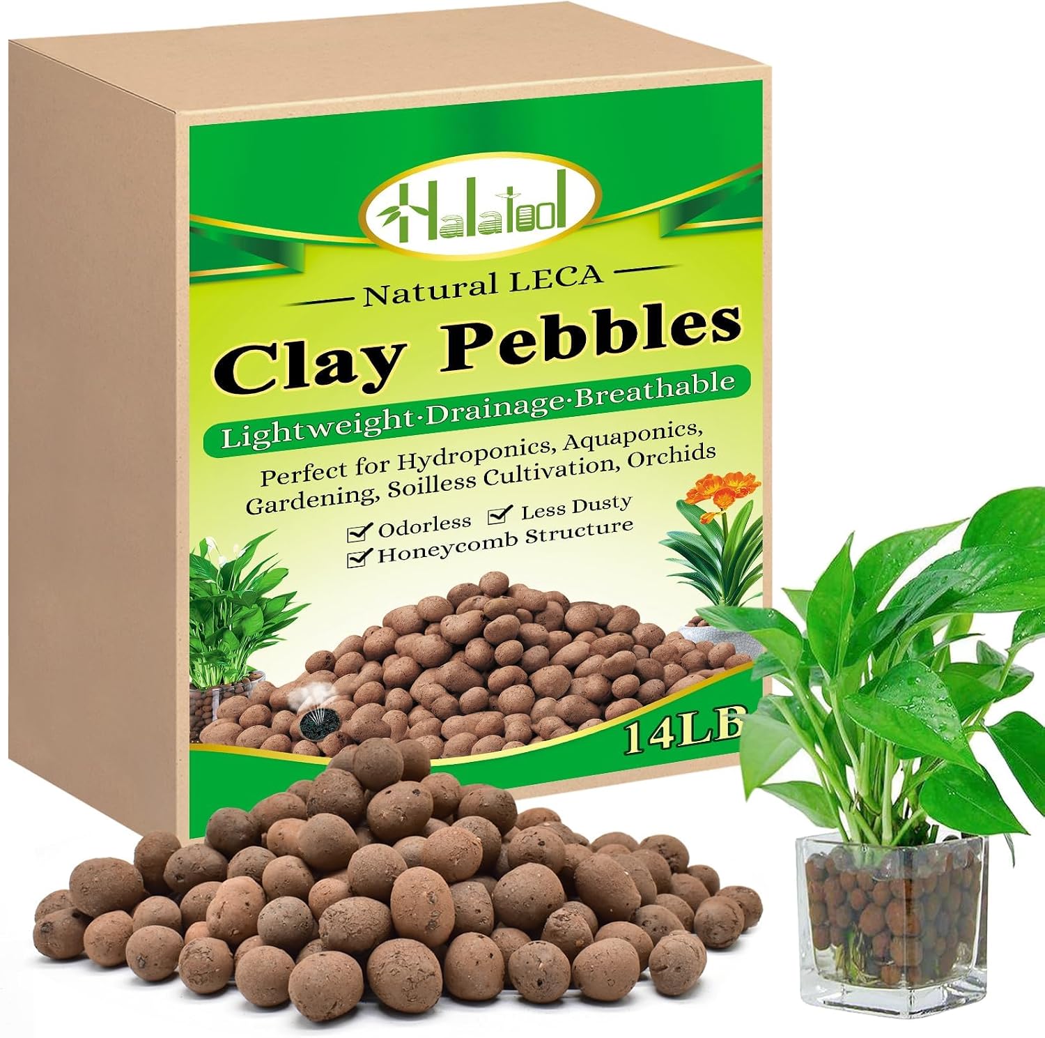 The Halatool 14lb Leca Balls Indoor — WeirdThingsToBuy weird find
