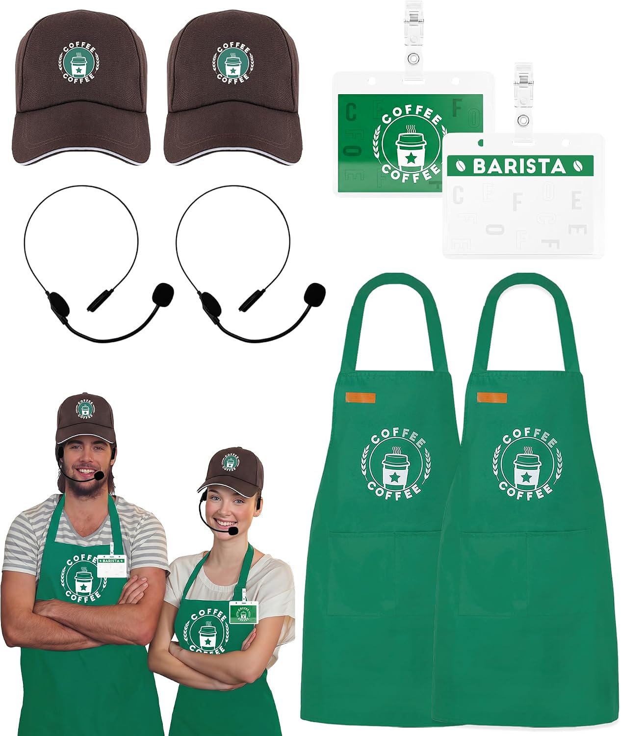 The Halloween Coffee Barista Costume Set — WeirdThingsToBuy weird find