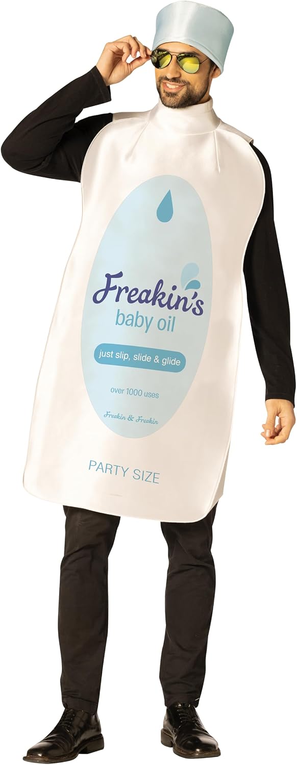 The Halloween Costumes Baby Oil Bottle — WeirdThingsToBuy weird find