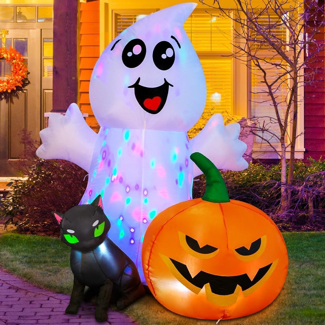 The Halloween Inflatable 5ft Ghost Black — WeirdThingsToBuy weird find