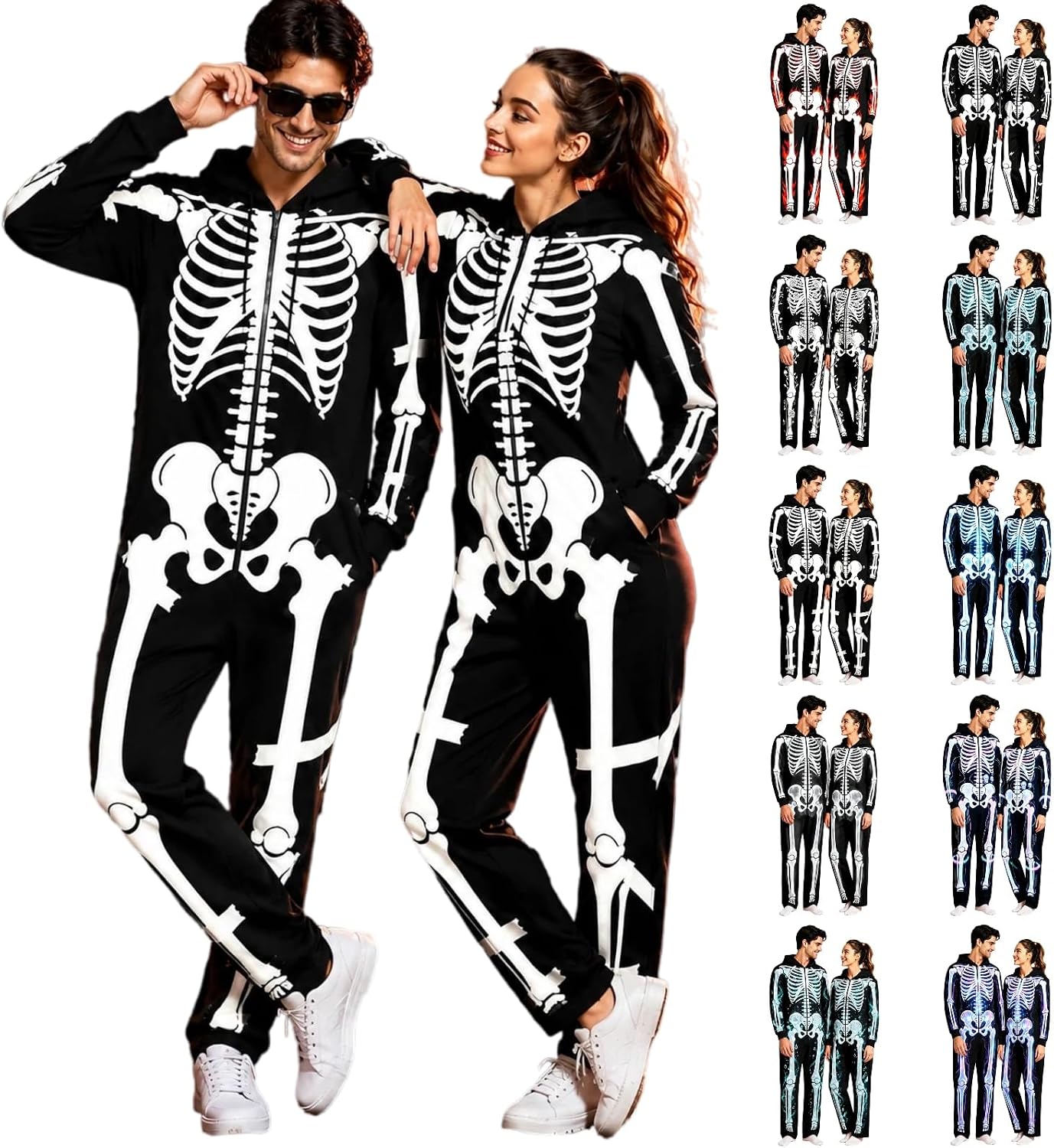 The Halloween Skeleton Onesie Adult 2026 — WeirdThingsToBuy weird find