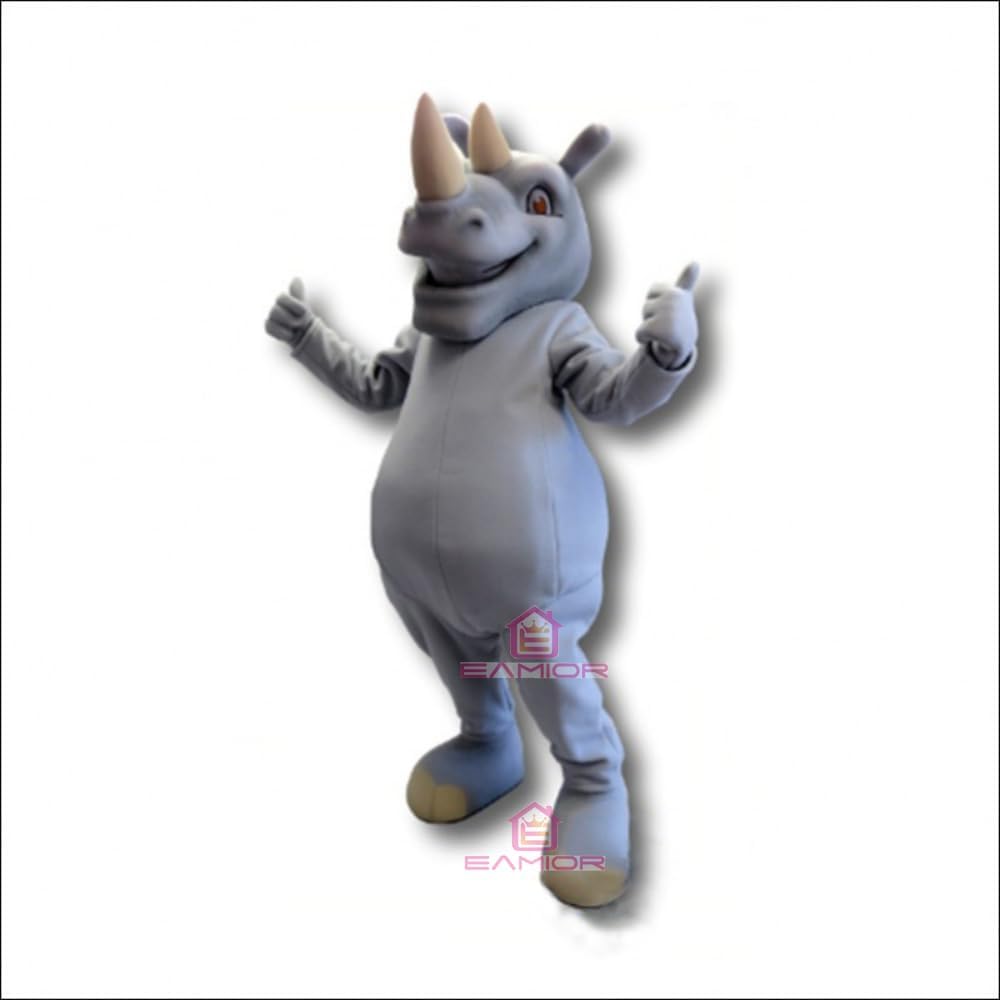 The Happy Rhino Mascot Costume Adult — WeirdThingsToBuy weird find