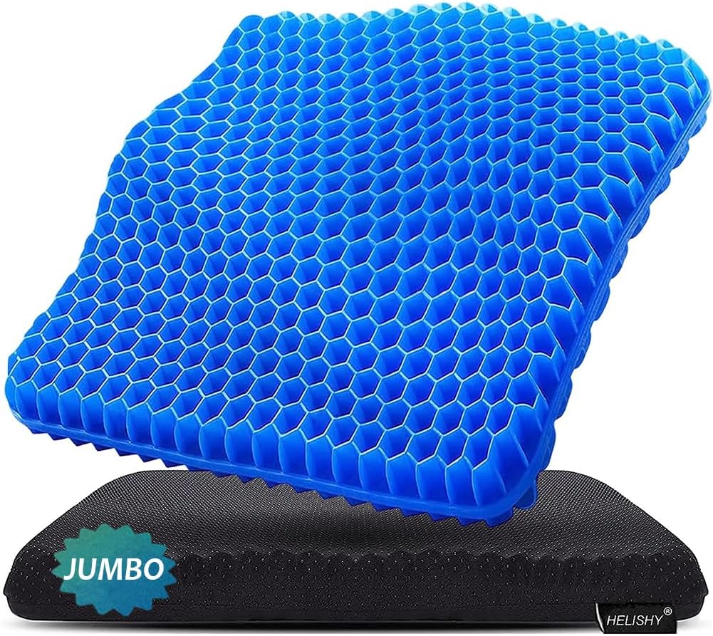 The Helishy Gel Seat Cushion Jumbo — WeirdThingsToBuy weird find
