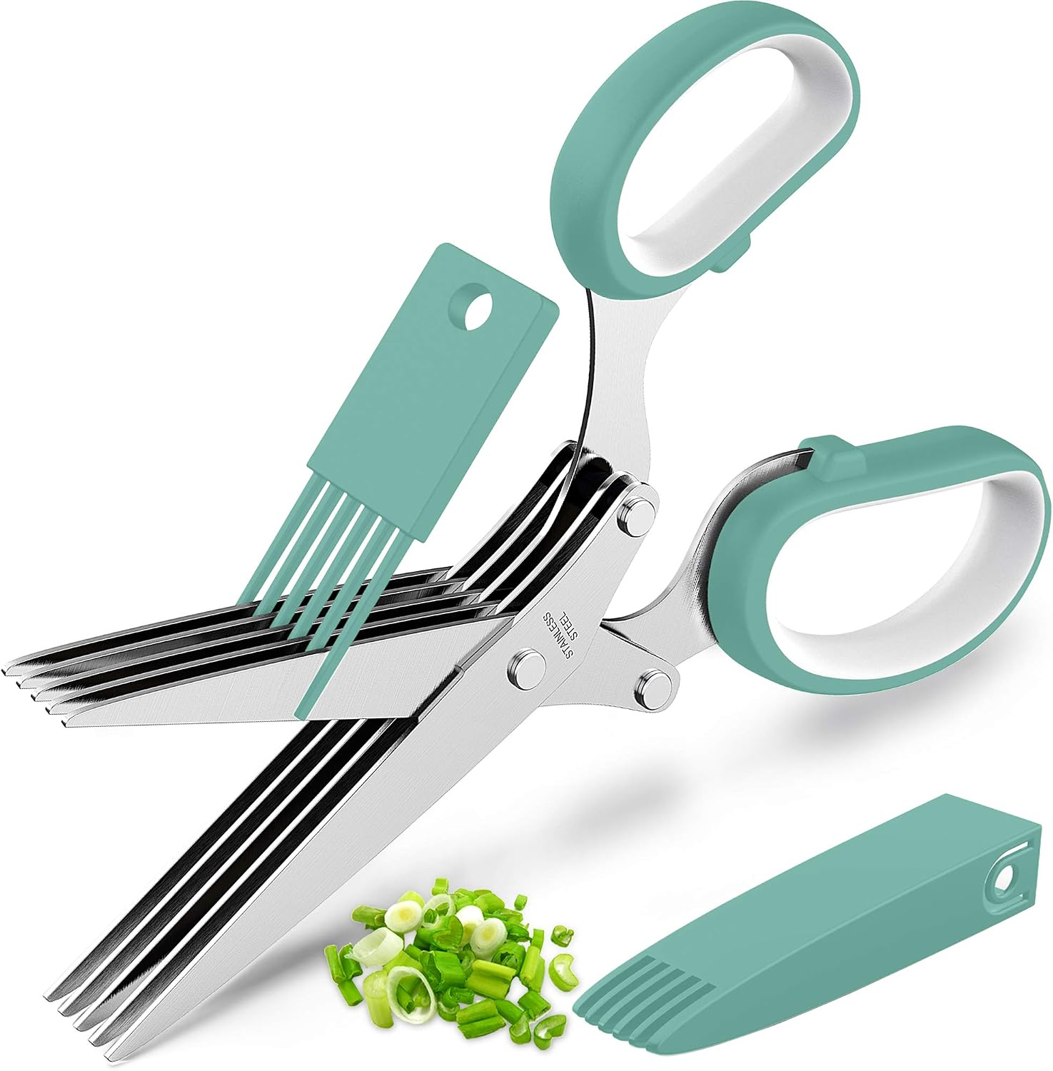 The Herb Scissors 5 Blades & — WeirdThingsToBuy weird find