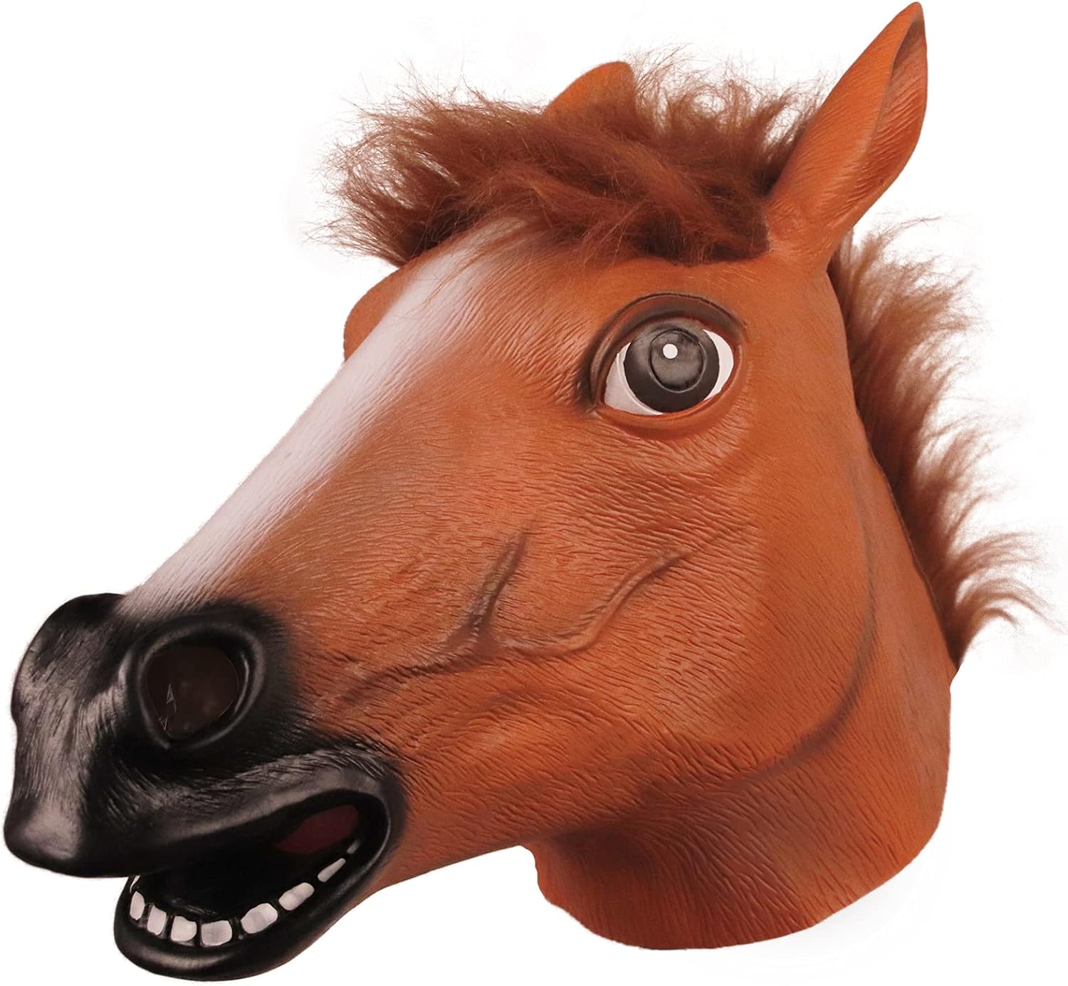 The Horse Head Mask Adult Brown — WeirdThingsToBuy weird find