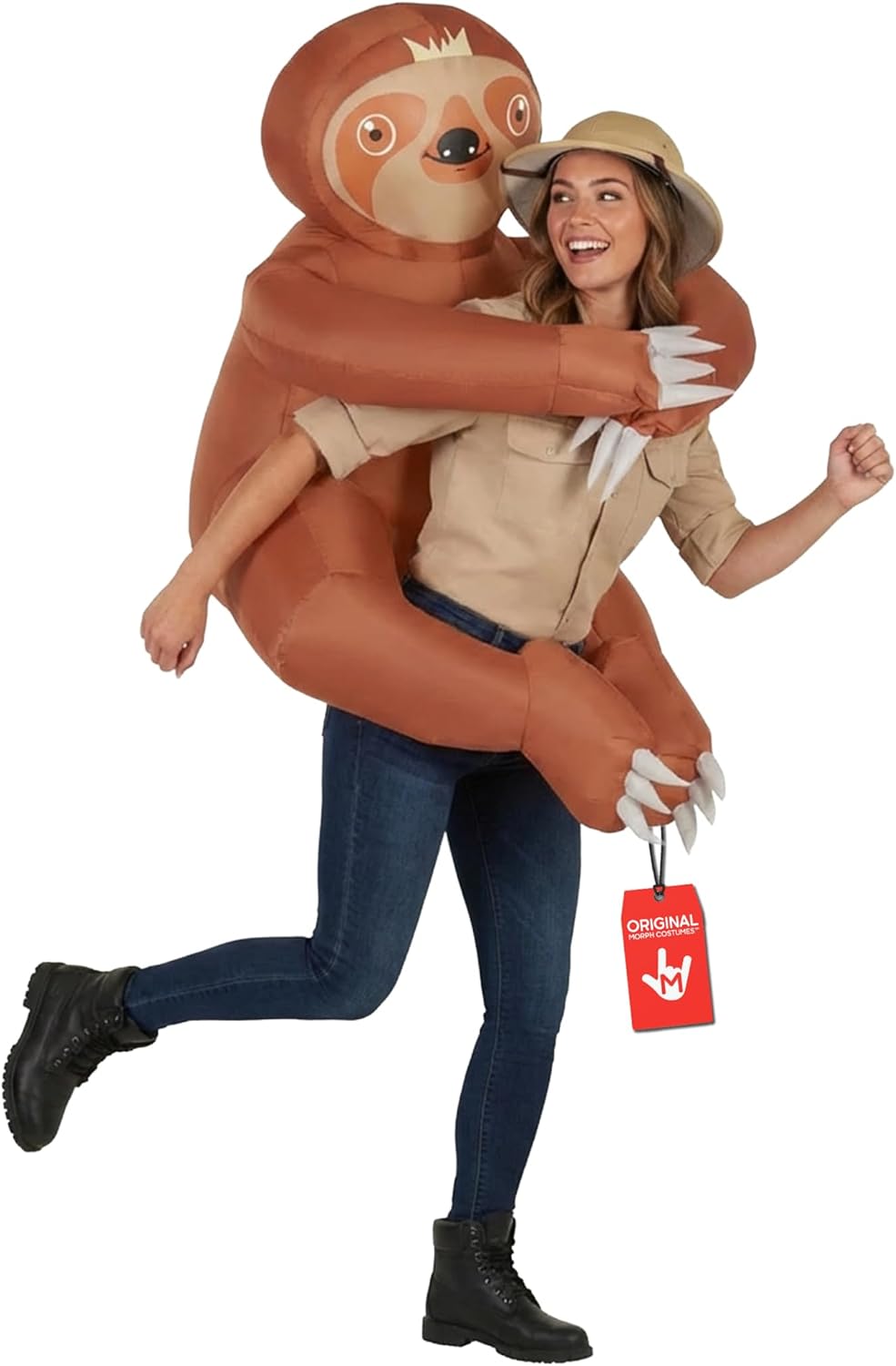 The Hugger Inflatable Sloth Costume Adults — WeirdThingsToBuy weird find