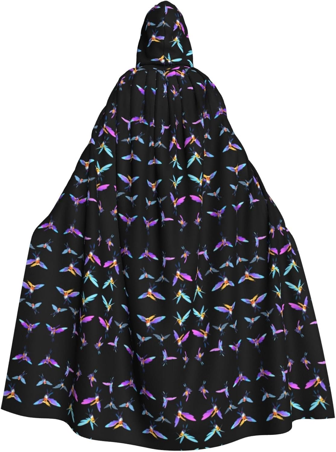 The Hummingbird Drone Printed Hooded Cape — WeirdThingsToBuy weird find