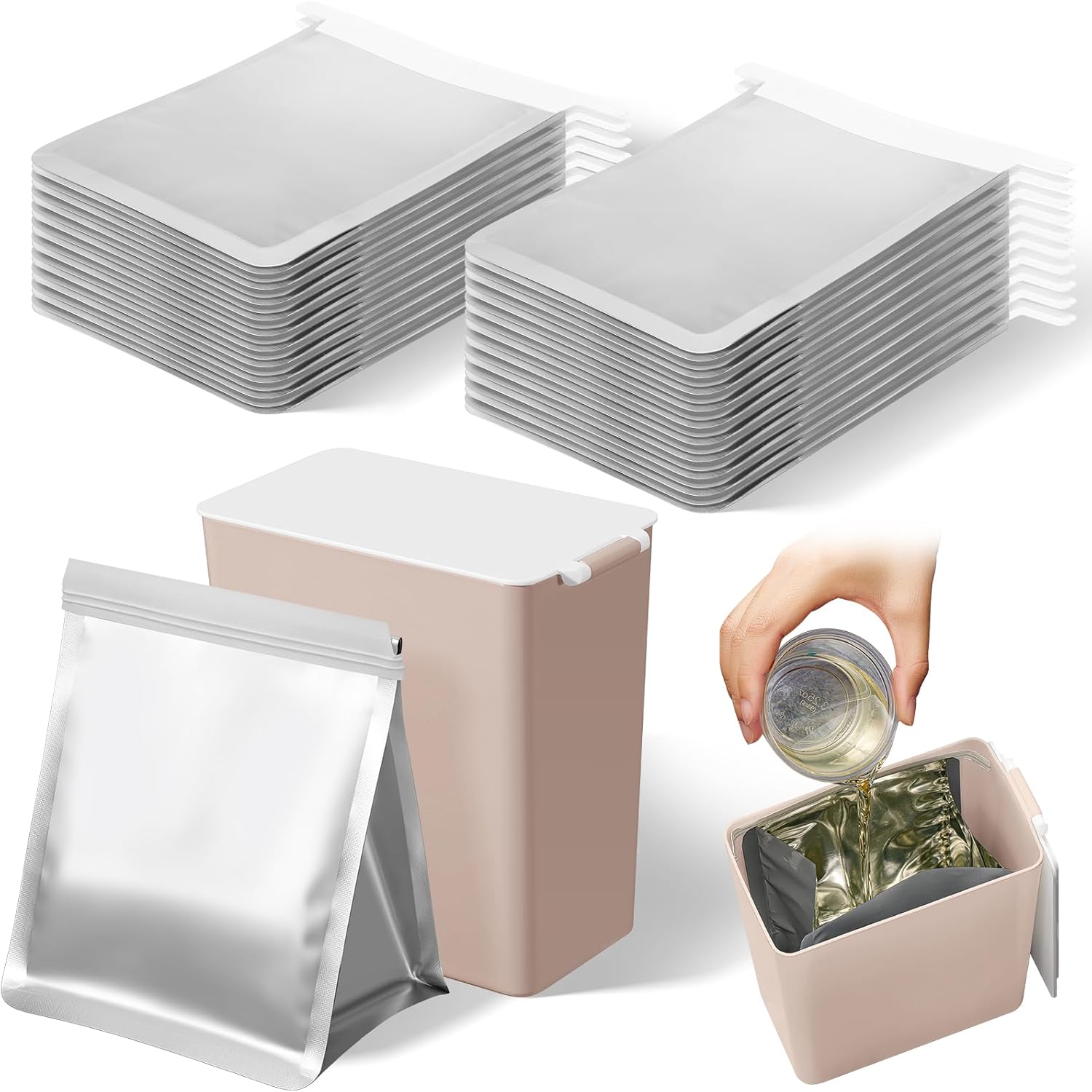 The Hushee Grease Container 26 Storage — WeirdThingsToBuy weird find