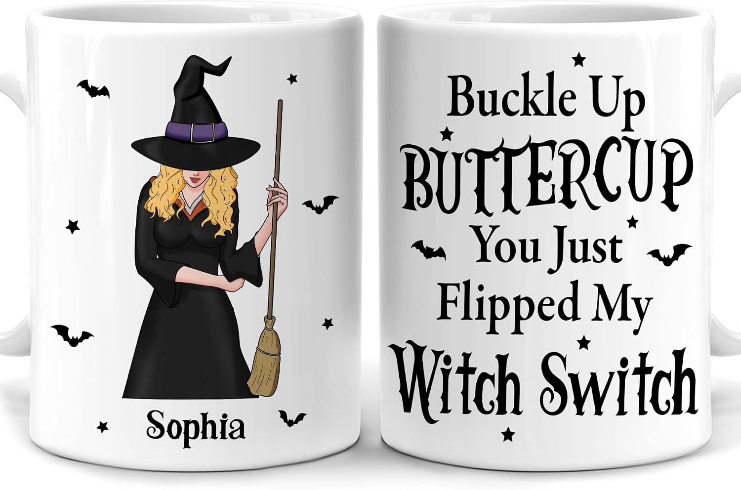 The Hyturtle Personalized Black Witchy Coffee — WeirdThingsToBuy weird find