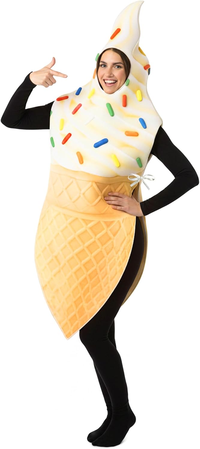 The Ice Cream Cone Costume Adult — WeirdThingsToBuy weird find