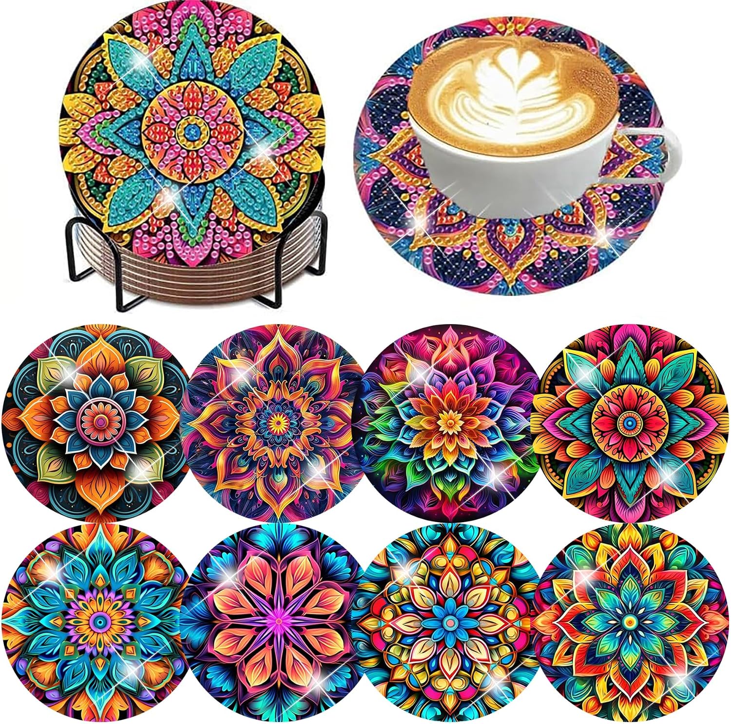 The Ijbnhd 8 Mandala Diamond Art — WeirdThingsToBuy weird find
