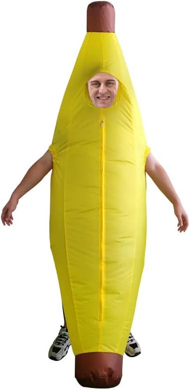 The Inflatable Banana Costume Adults Funny — WeirdThingsToBuy weird find