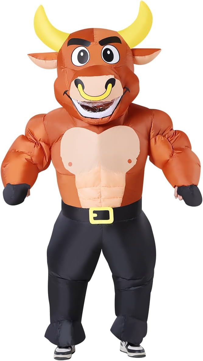 The Inflatable Bull Costume Adults Bull — WeirdThingsToBuy weird find