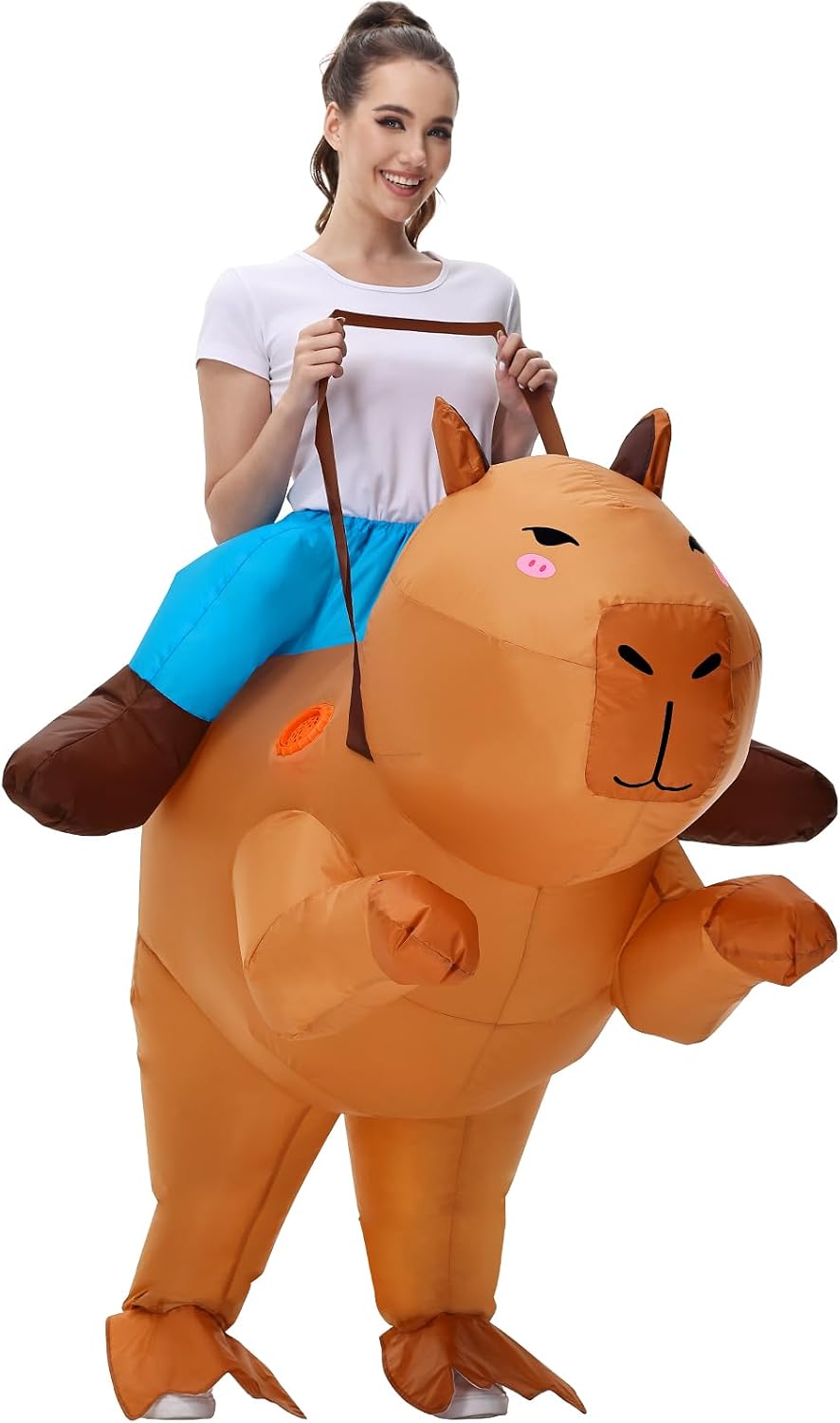 The Inflatable Capybara Costume Adult Blow — WeirdThingsToBuy weird find