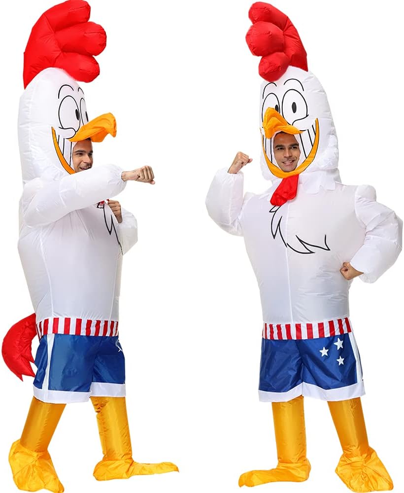 The Inflatable Chicken Rooster Halloween Inflatable — WeirdThingsToBuy weird find