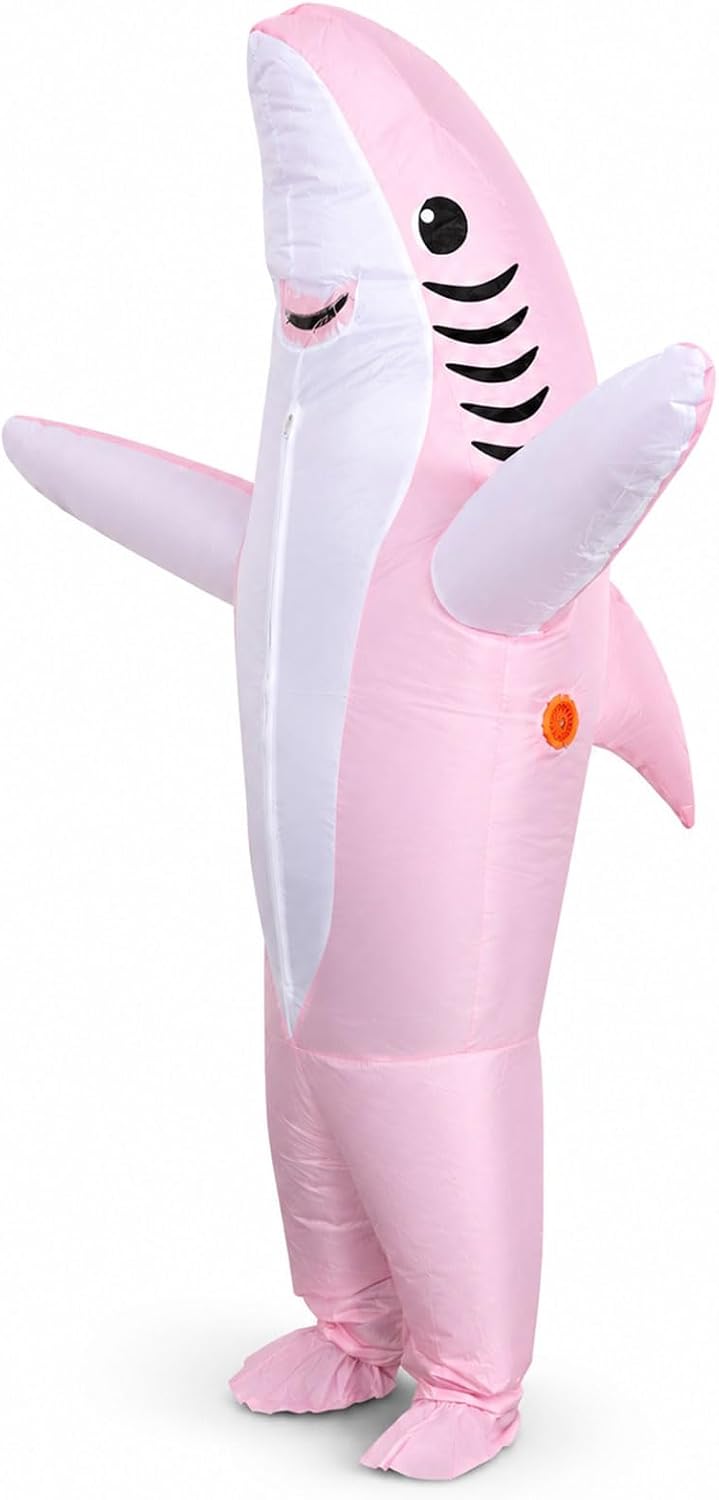 The Inflatable Costume Shark Game Cloth — WeirdThingsToBuy weird find