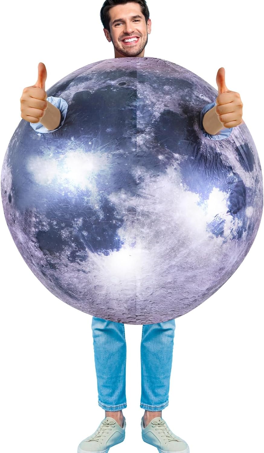 The Inflatable Moon Costume Led Adults — WeirdThingsToBuy weird find