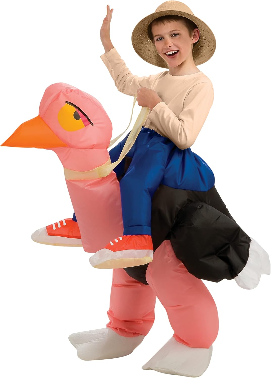The Inflatable Ostrich Costume — WeirdThingsToBuy weird find
