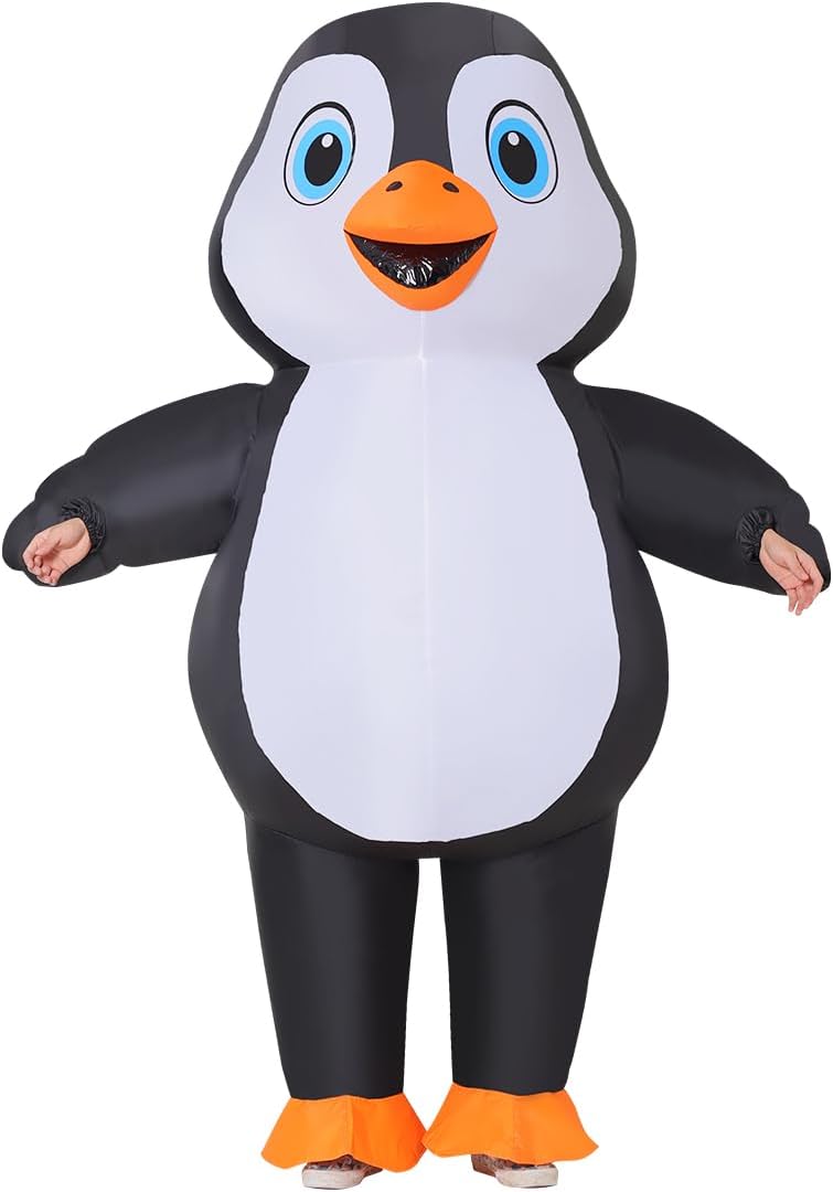 The Inflatable Penguin Costume 72in Air — WeirdThingsToBuy weird find