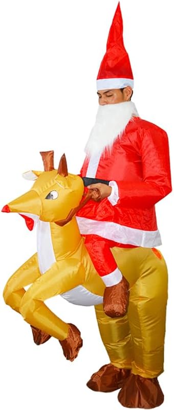 The Inflatable Santa Claus Costume Men — WeirdThingsToBuy weird find