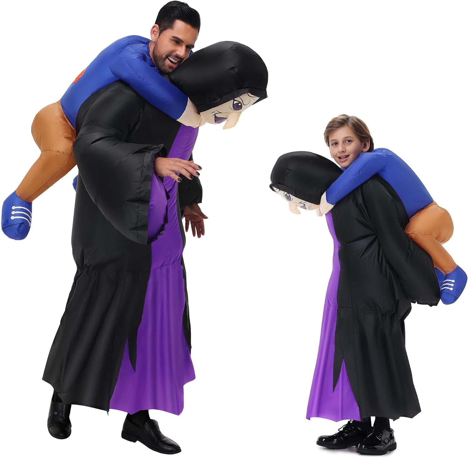 The Inflatable Witch Costume Adult Piggyback — WeirdThingsToBuy weird find