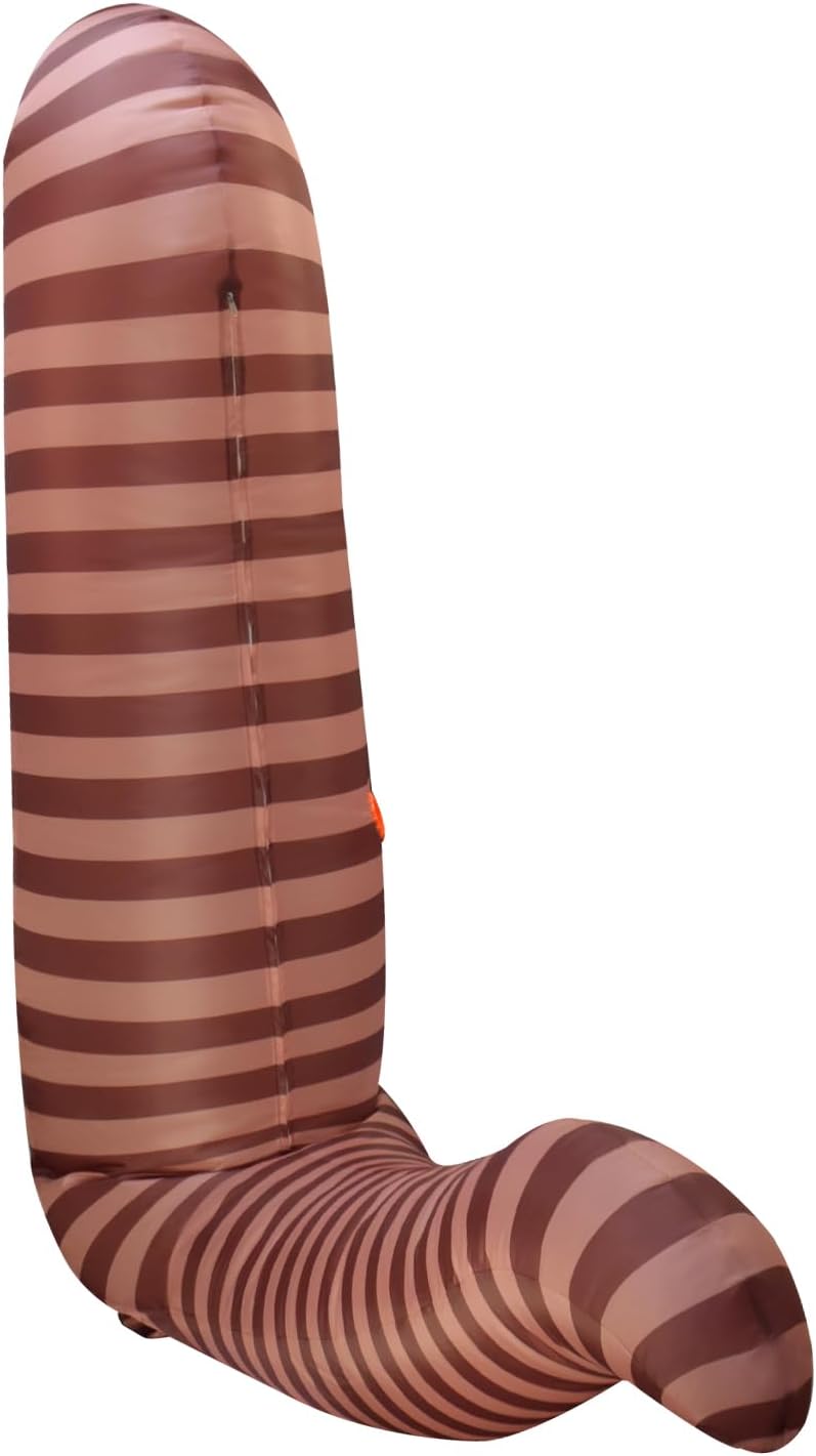 The Inflatable Worm Costume Adult Brown — WeirdThingsToBuy weird find