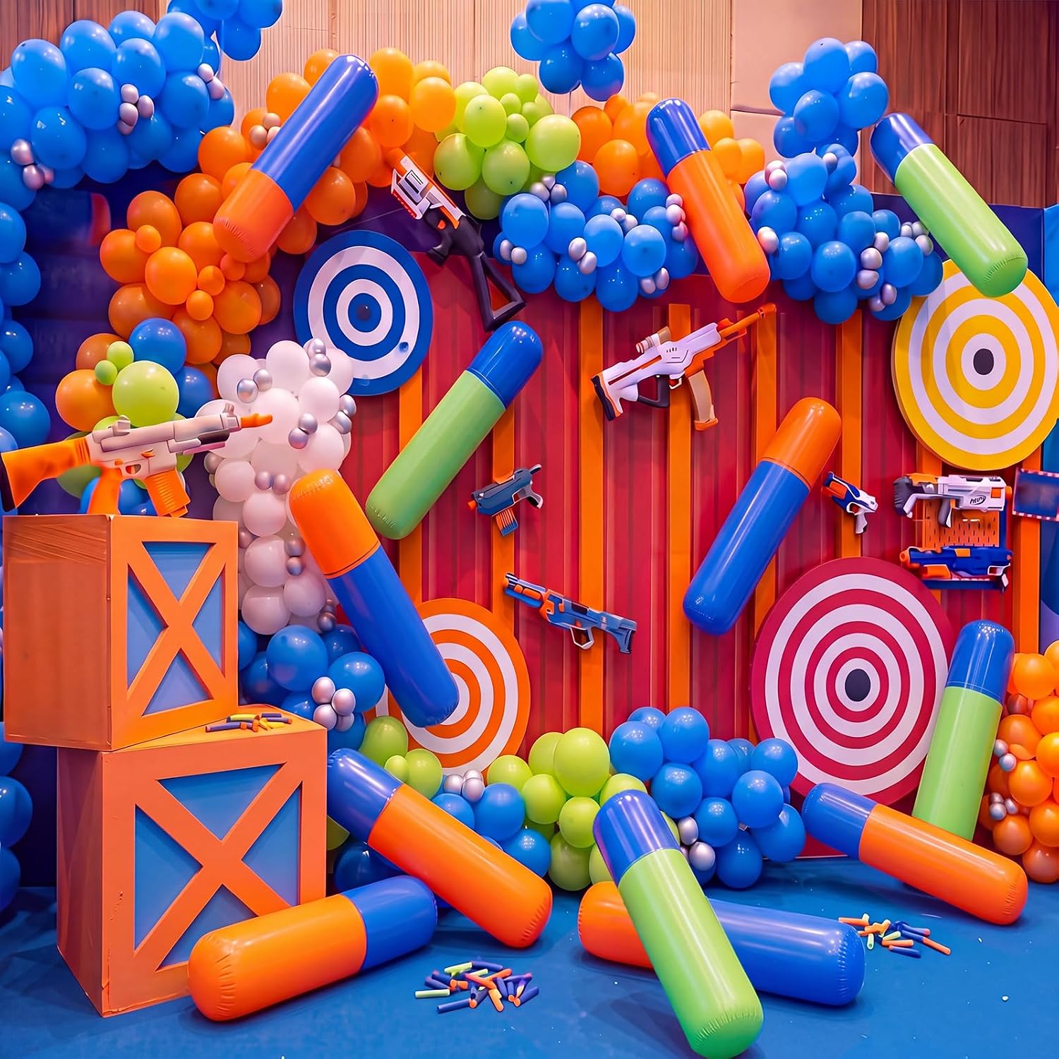 The Jellyarch 12 Dart Battle Inflatable — WeirdThingsToBuy weird find
