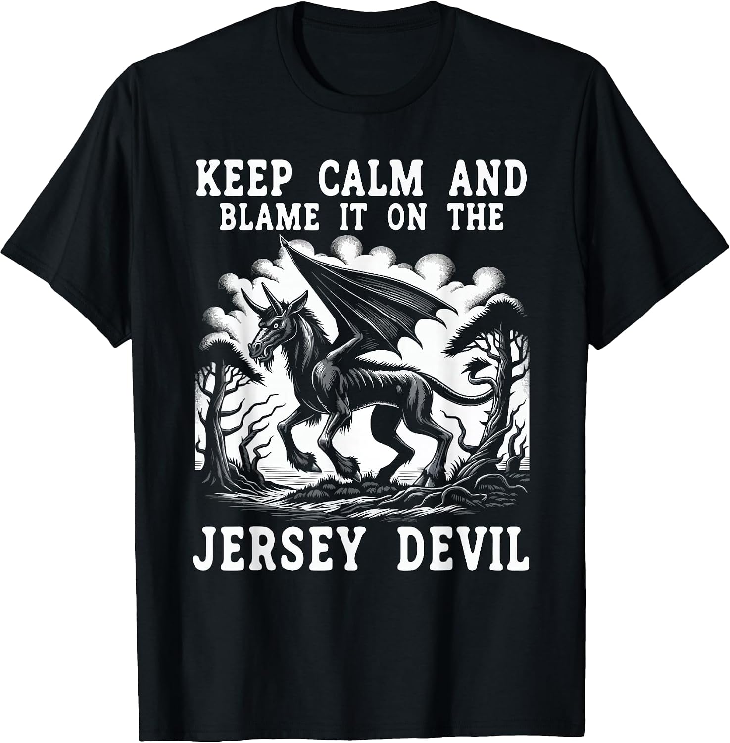 The Jersey Devil Legendary Creature Cryptozoology — WeirdThingsToBuy weird find