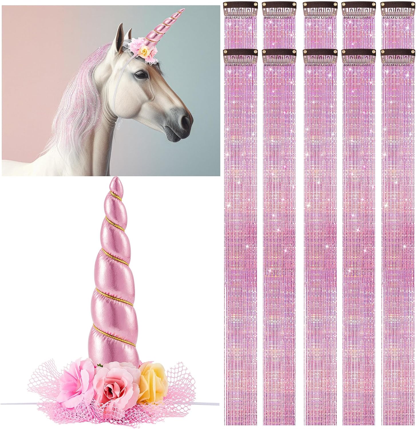 The Juexica 19 Unicorn Horn Horse — WeirdThingsToBuy weird find