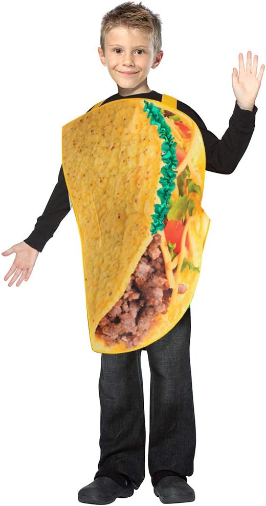 The Kids Funny Taco Costume Lightweight — WeirdThingsToBuy weird find