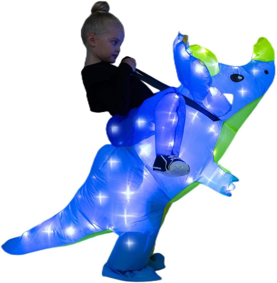 The Kids Inflatable Costume Triceratops Dinosaur — WeirdThingsToBuy weird find