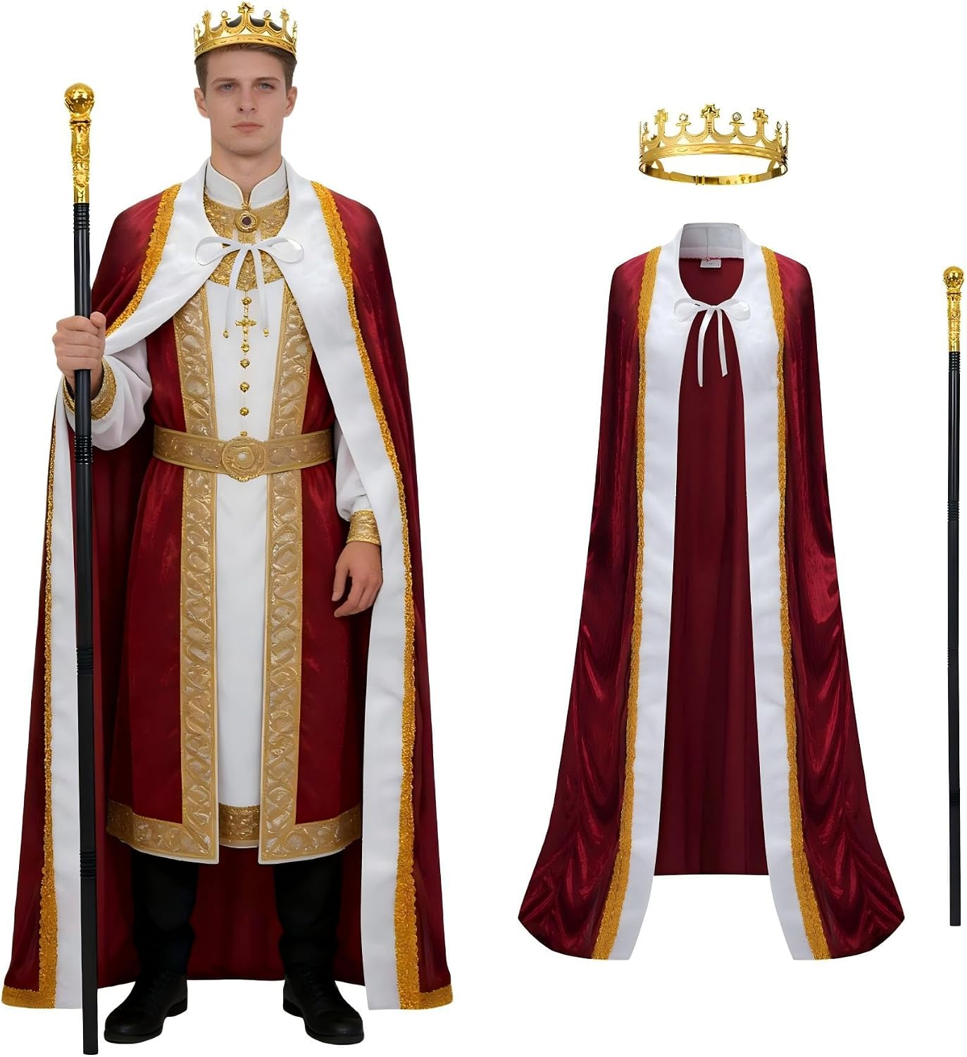 The King Costume Men Women Metal — WeirdThingsToBuy weird find