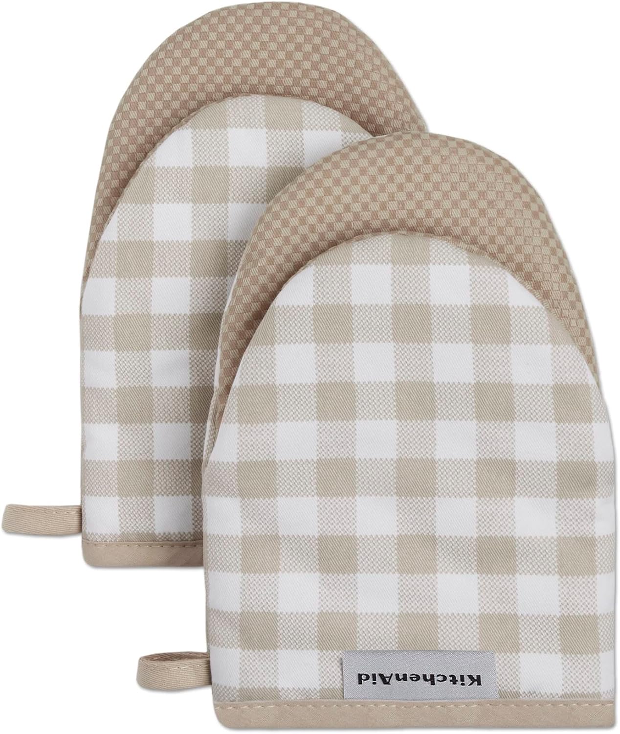 The Kitchenaid Gingham Mini Oven Mitt — WeirdThingsToBuy weird find