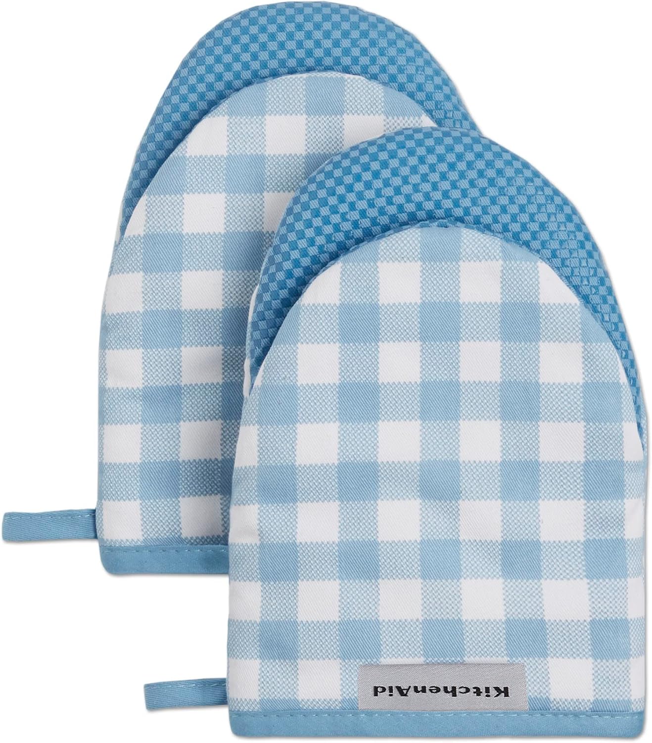 The Kitchenaid Gingham Mini Oven Mitt — WeirdThingsToBuy weird find