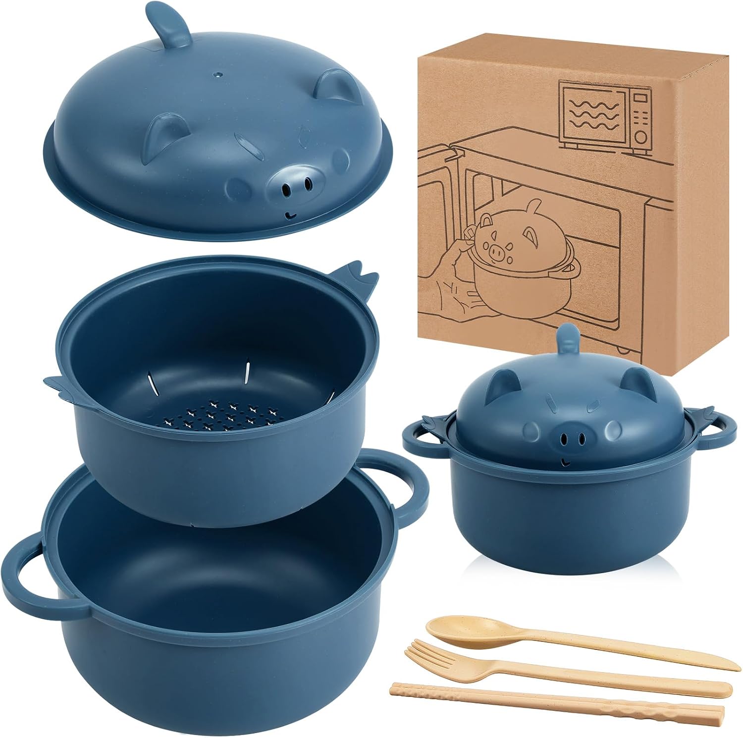 The Large 45oz Cute Pig Ramen — WeirdThingsToBuy weird find