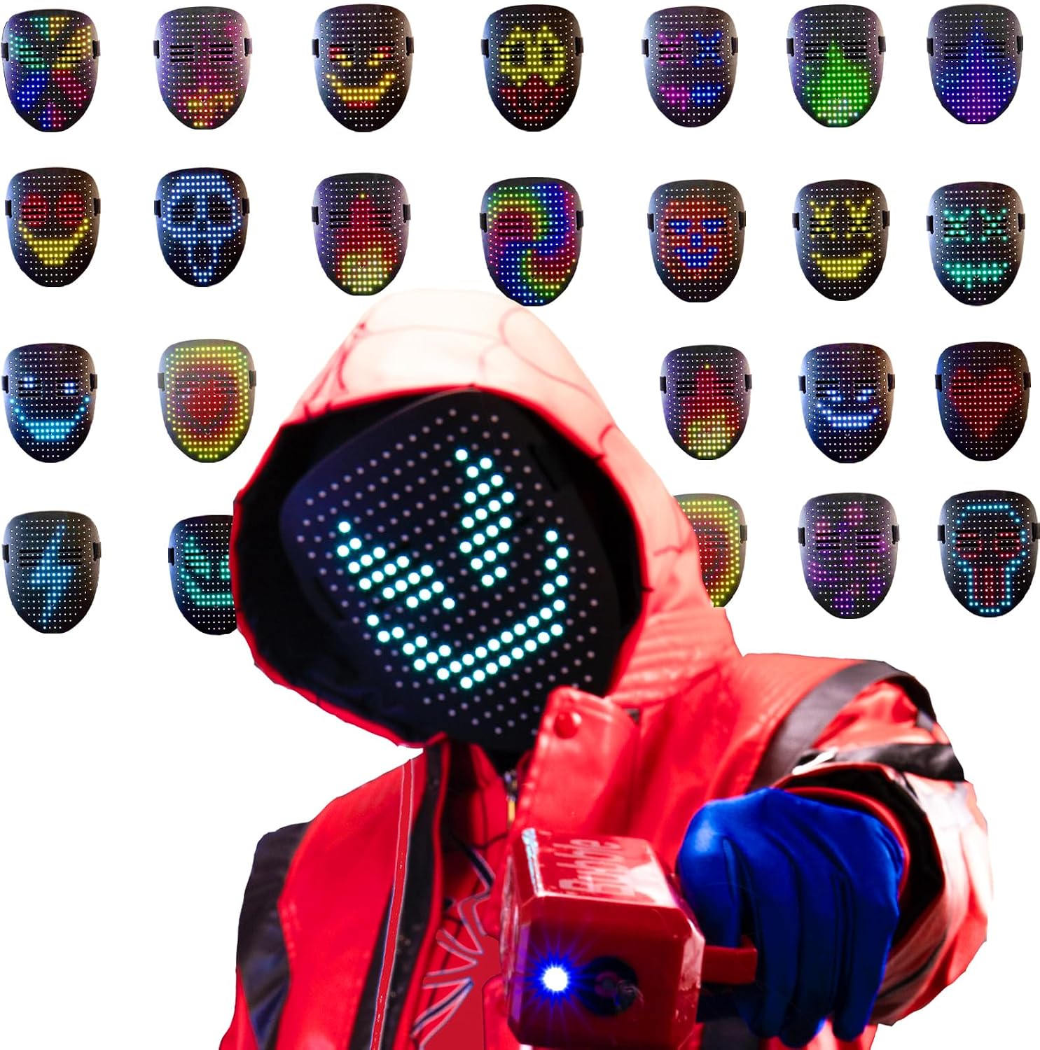 The Led Cosplay Mask Cosplay Fever — WeirdThingsToBuy weird find
