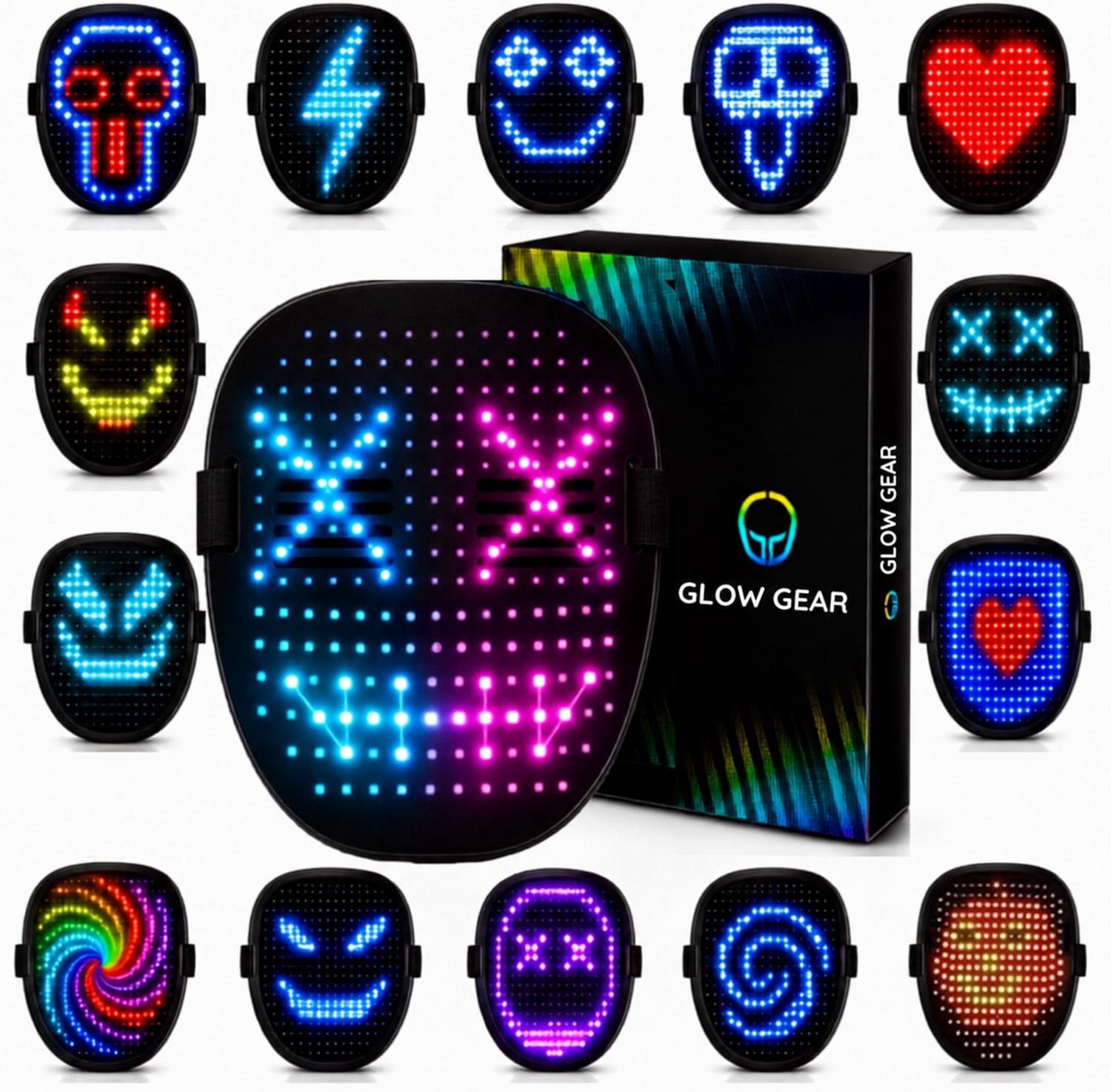The Led Face Light up Mask — WeirdThingsToBuy weird find