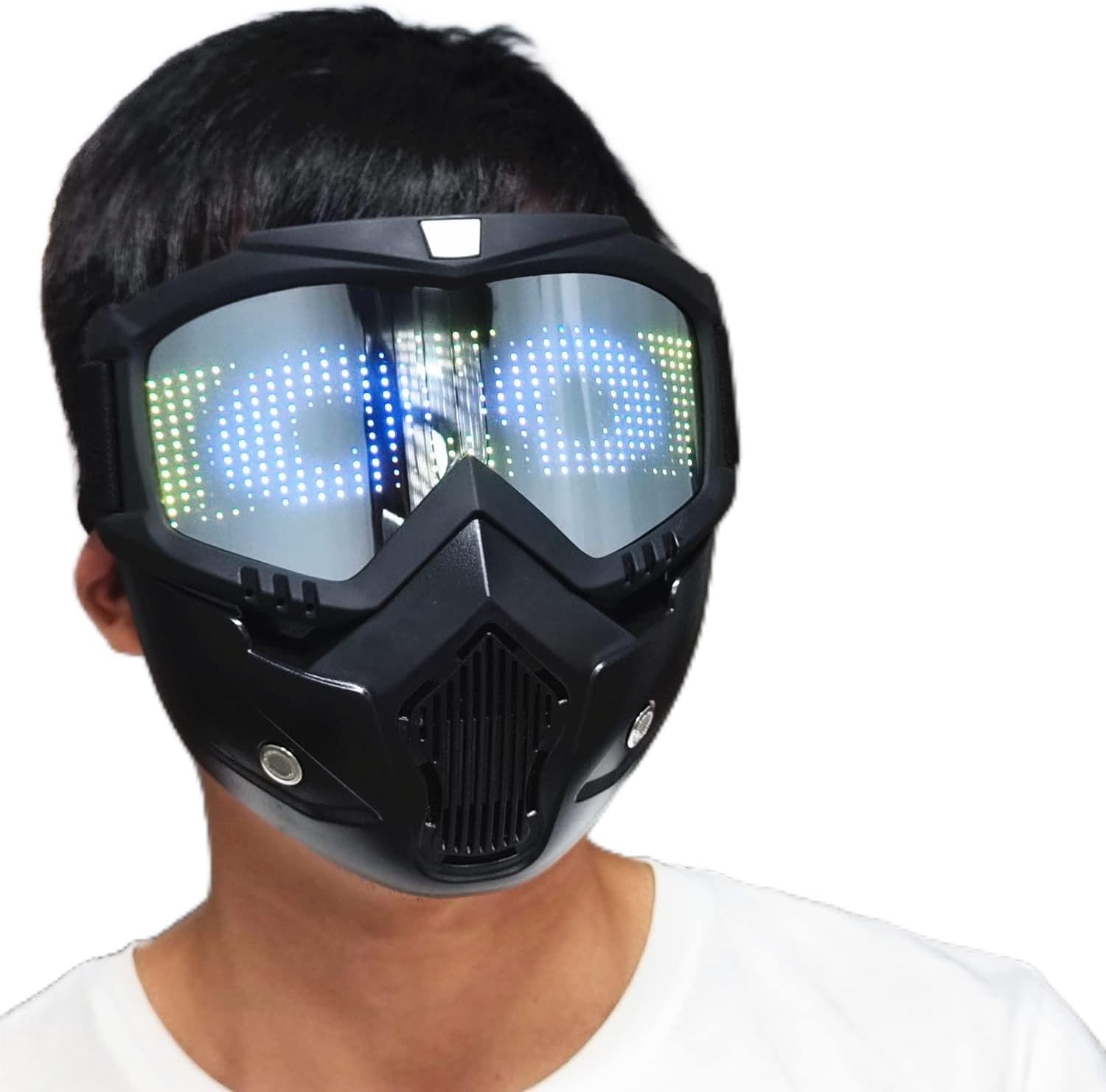 The Led Face Mask Bluetooth Programmable — WeirdThingsToBuy weird find