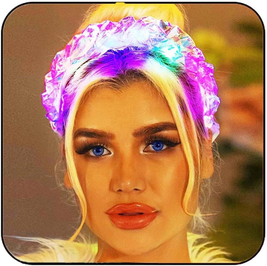 The Light up Headband Led Neon — WeirdThingsToBuy weird find