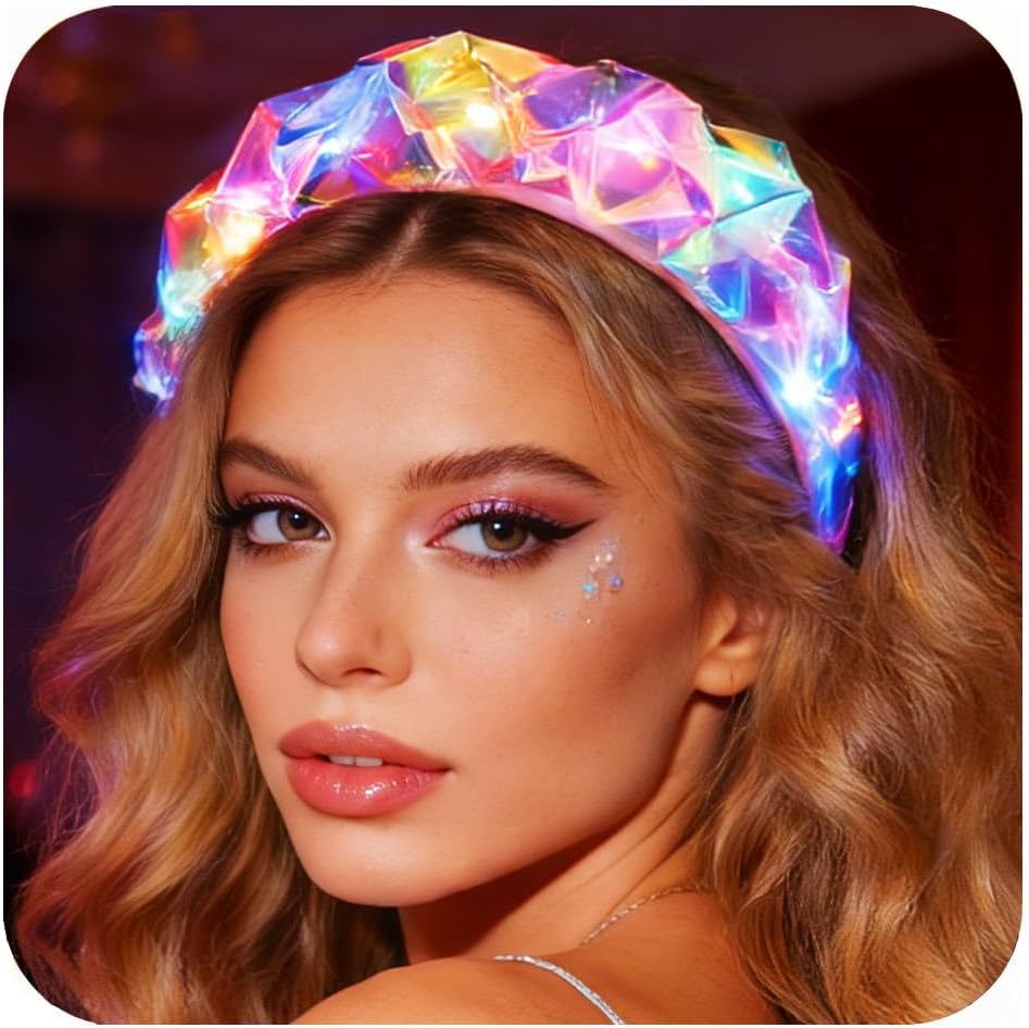 The Light up Headbands Led Headband — WeirdThingsToBuy weird find