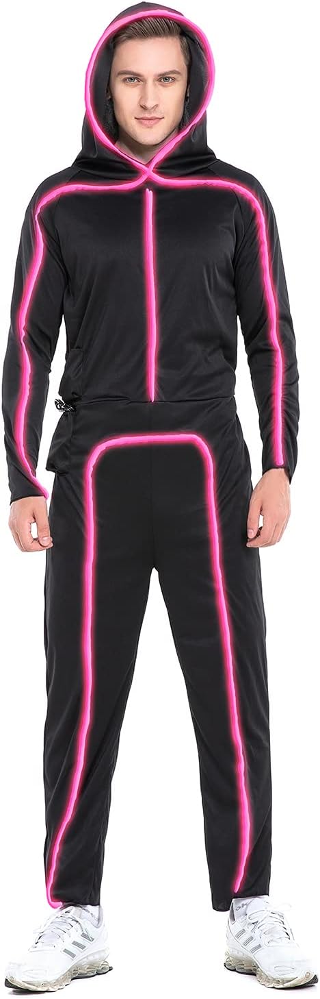 The Light up Stick Figure Costume — WeirdThingsToBuy weird find
