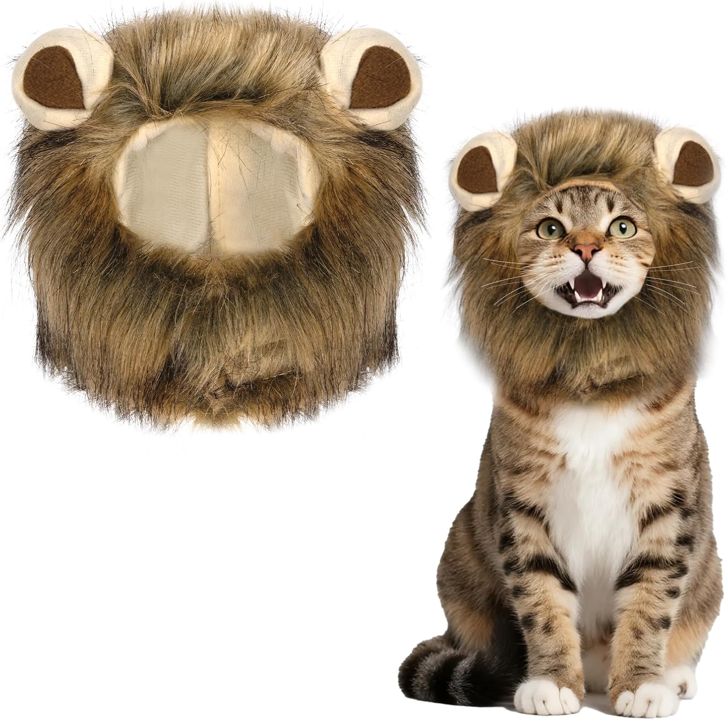 The Lion Mane Wig Cat Costume — WeirdThingsToBuy weird find