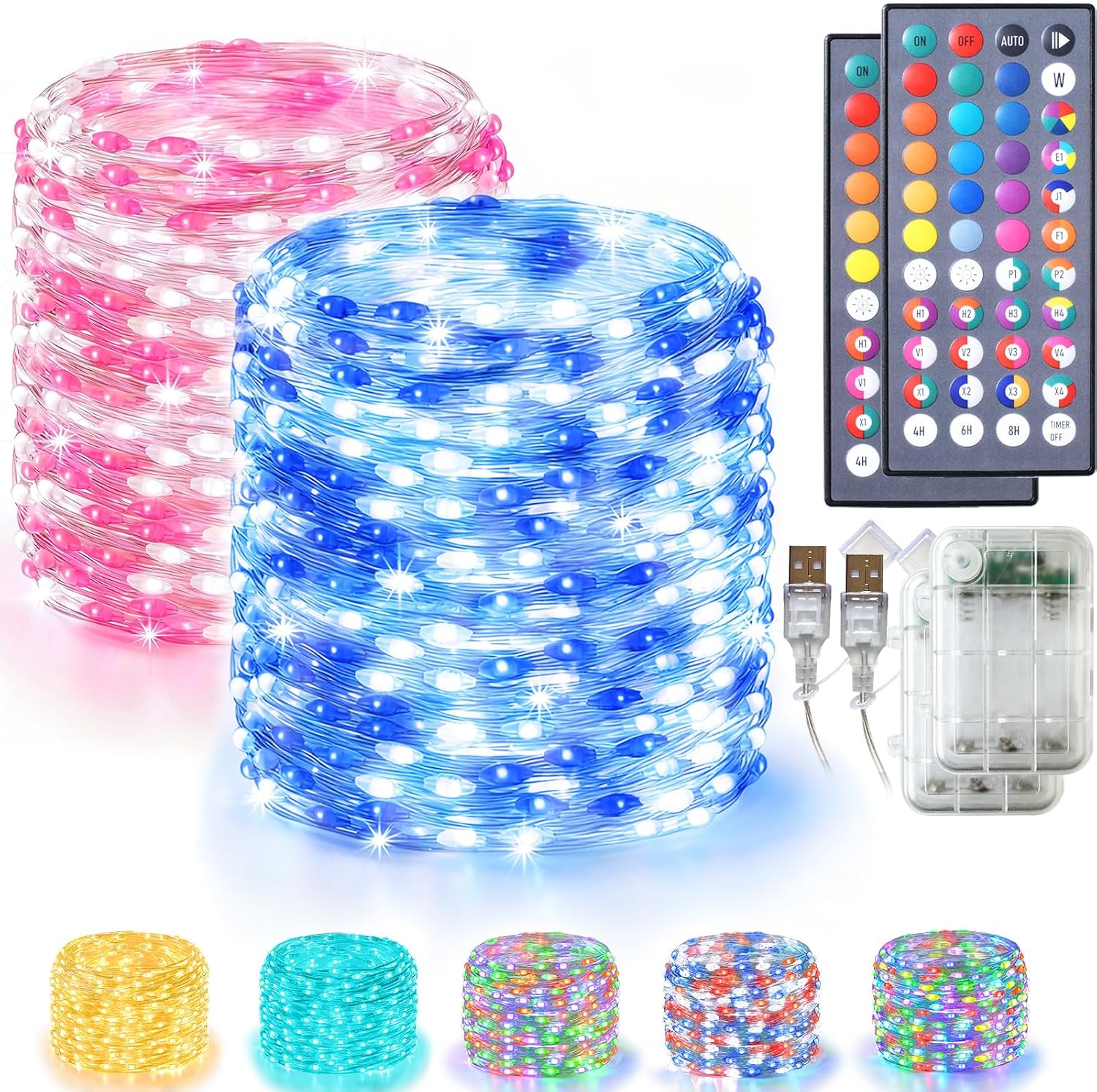 The Lovelite Fairy Lights 34 Colors — WeirdThingsToBuy weird find
