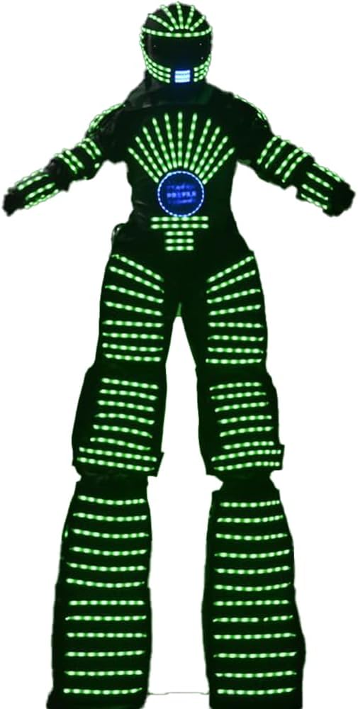 The Luminous Robot Stilts Suit Stage — WeirdThingsToBuy weird find