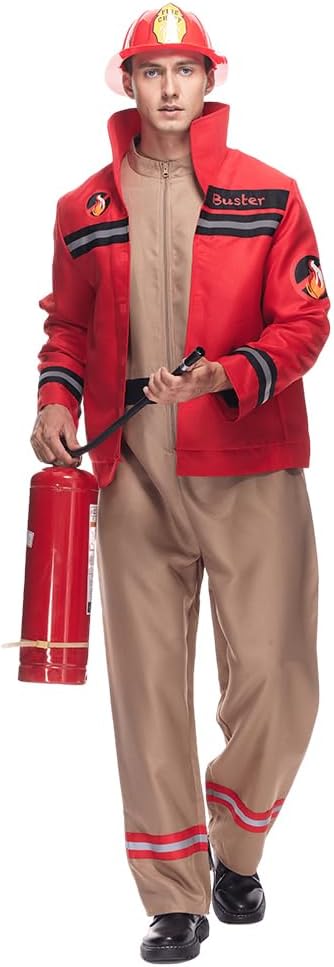 The Men's Firefighter Costume Novelty Adult — WeirdThingsToBuy weird find