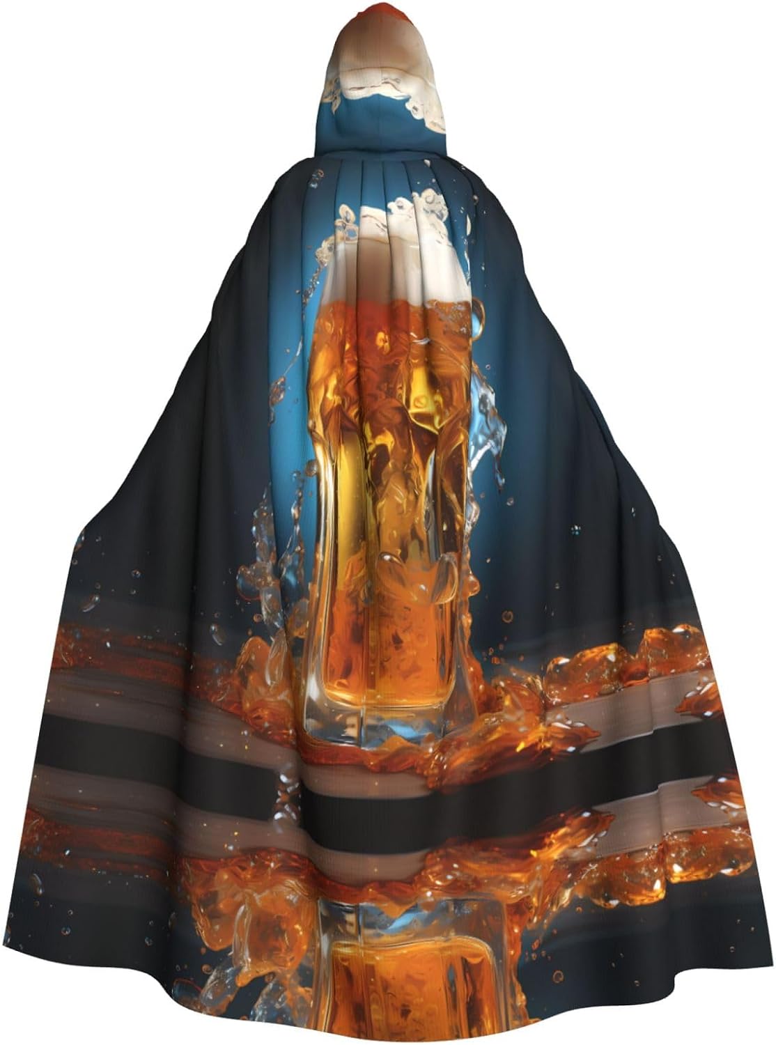 The Men's Hooded Cloak Beer Foam — WeirdThingsToBuy weird find
