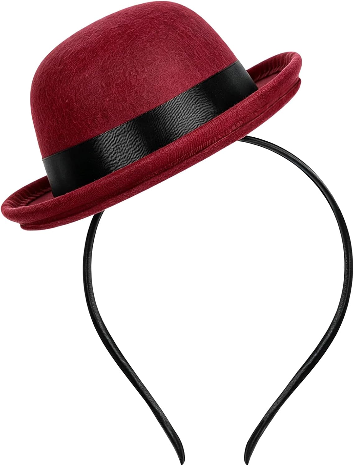 The Mini Bowler Derby Hat Headband — WeirdThingsToBuy weird find