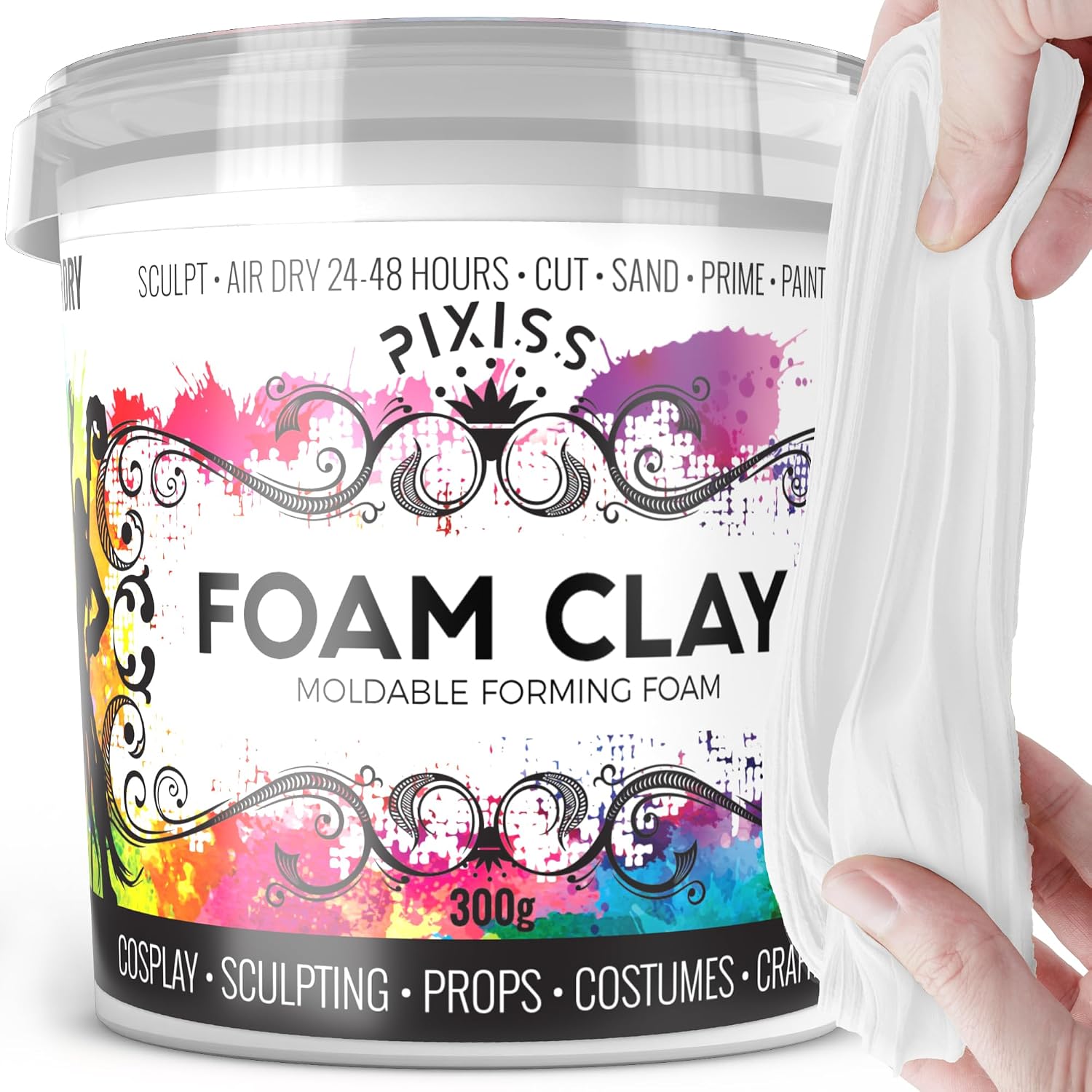 The Moldable Cosplay Foam Clay White — WeirdThingsToBuy weird find