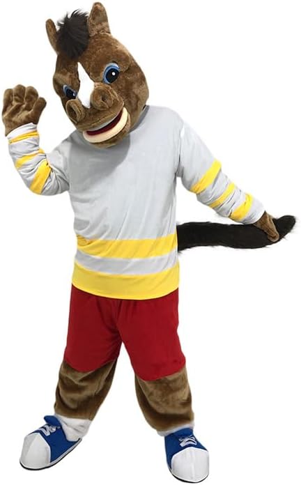 The Mustang Horse Cartoon Mascot Costume — WeirdThingsToBuy weird find